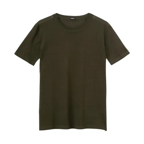 Aspesi - Tops > T-Shirts - Green - Aspesi - Modalova