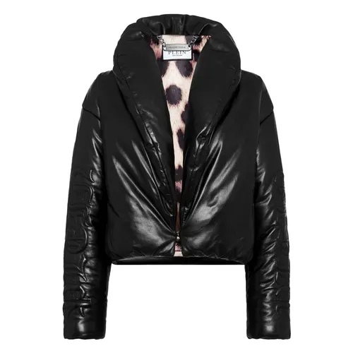 Jackets > Leather Jackets - - Philipp Plein - Modalova