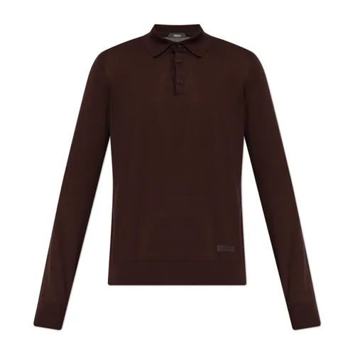 Tops > Polo Shirts - - Versace - Modalova