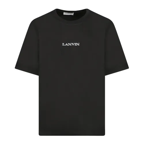 Lanvin - Tops > T-Shirts - Black - Lanvin - Modalova