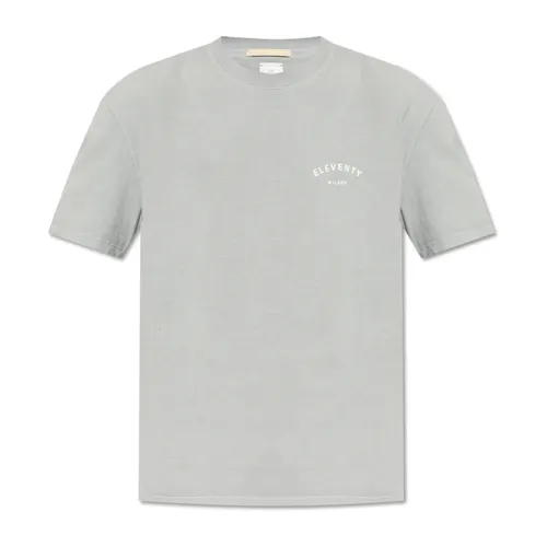 Eleventy - Tops > T-Shirts - Gray - Eleventy - Modalova