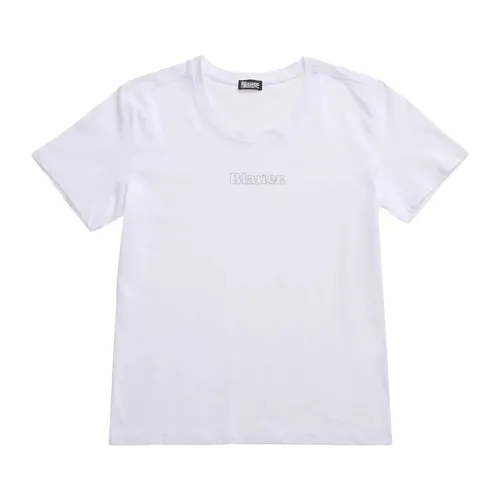 Blauer - Tops > T-Shirts - White - Blauer - Modalova