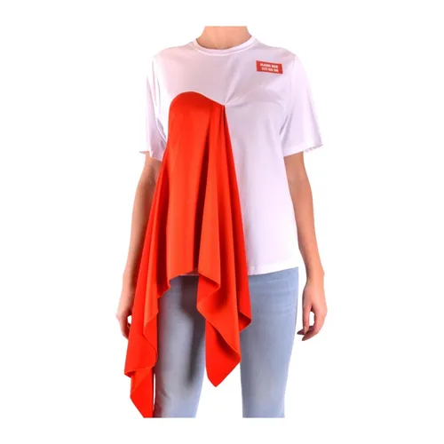 Msgm - Tops > T-Shirts - White - Msgm - Modalova