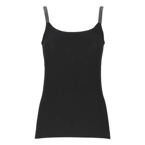 Tops > Sleeveless Tops - - Brunello Cucinelli - Modalova