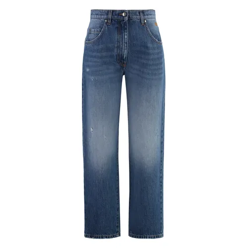 Jeans > Straight Jeans - - Msgm - Modalova