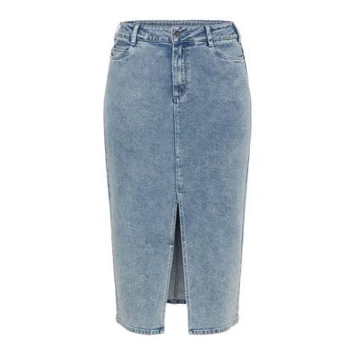 Skirts > Denim Skirts - - Kaffe Curve - Modalova