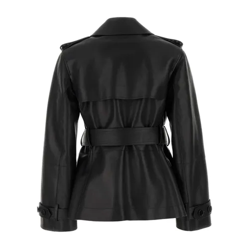 Jackets > Leather Jackets - - Burberry - Modalova