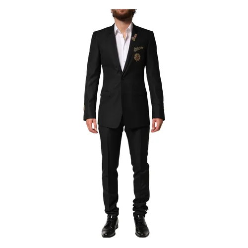 Suits > Suit Sets > Single Breasted Suits - - Dolce & Gabbana - Modalova