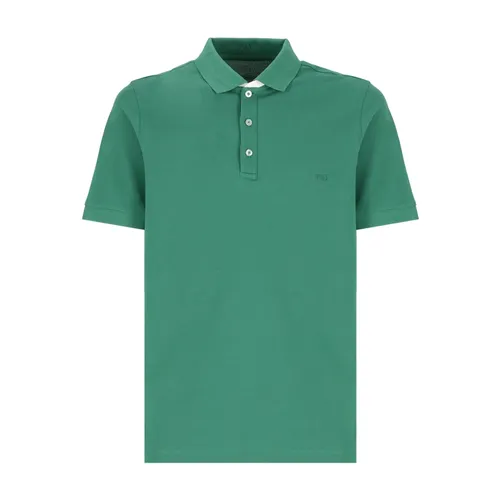 Fay - Tops > Polo Shirts - Green - Fay - Modalova