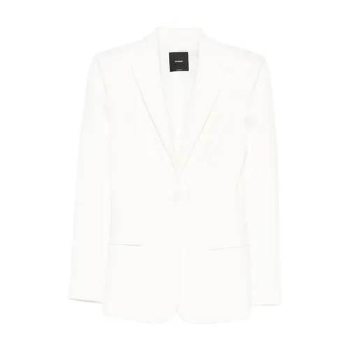 Pinko - Jackets > Blazers - White - Pinko - Modalova