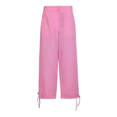 Trousers > Wide Trousers - - Msgm - Modalova