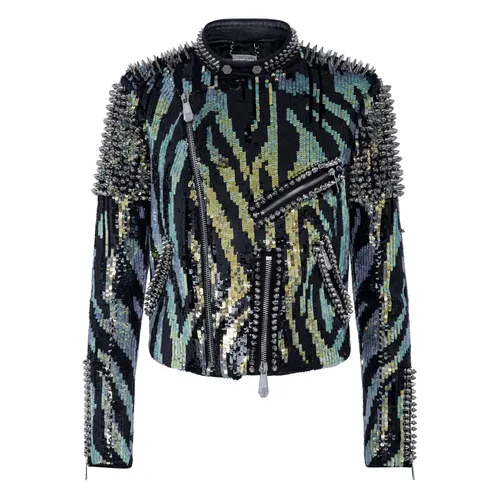 Jackets > Leather Jackets - - Philipp Plein - Modalova