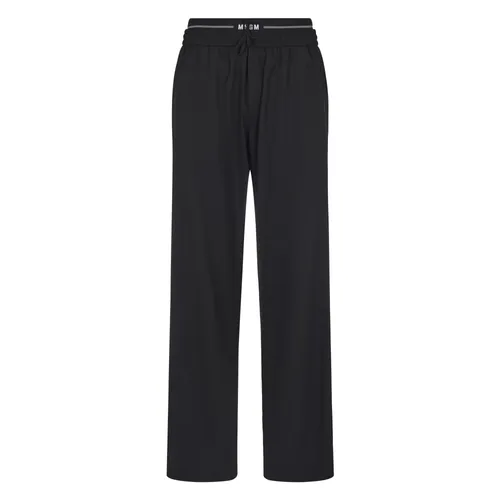 Trousers > Straight Trousers - - Msgm - Modalova