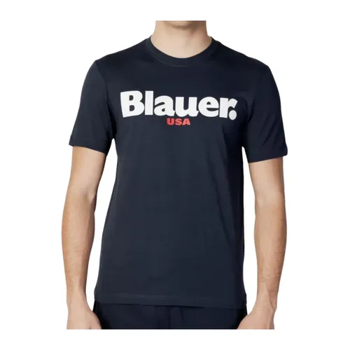 Blauer - Tops > T-Shirts - Blue - Blauer - Modalova