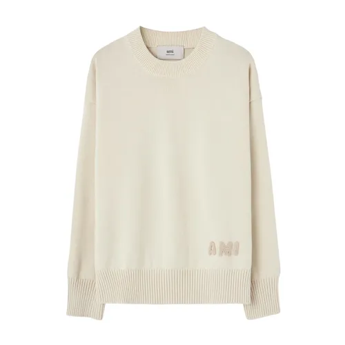 Knitwear > Round-neck Knitwear - - Ami Paris - Modalova