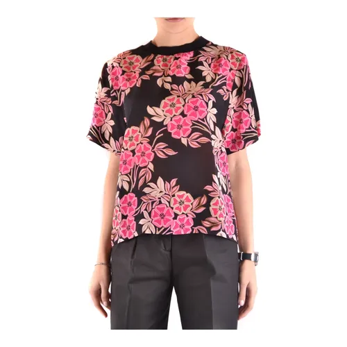 Msgm - Tops > T-Shirts - Pink - Msgm - Modalova