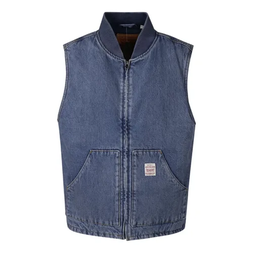 Levi's - Jackets > Vests - Blue - Levi's - Modalova