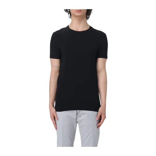Dondup - Tops > T-Shirts - Black - Dondup - Modalova