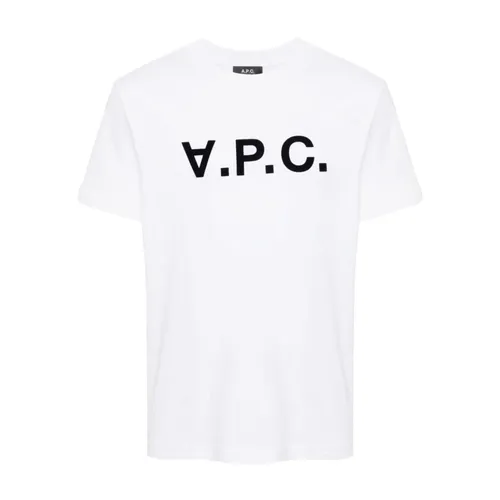 A.p.c. - Tops > T-Shirts - White - A.p.c. - Modalova