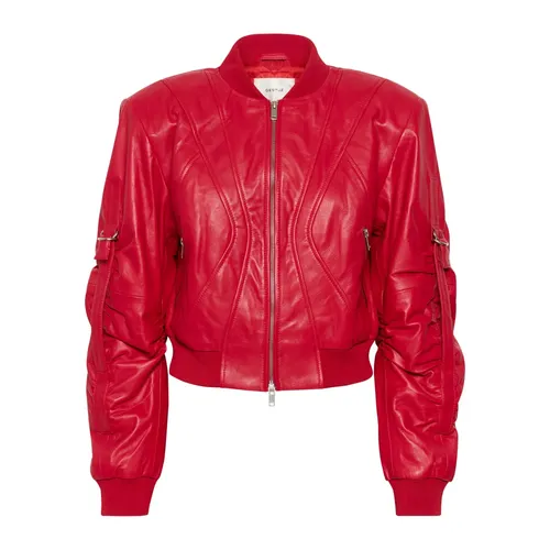 Jackets > Leather Jackets - - Gestuz - Modalova