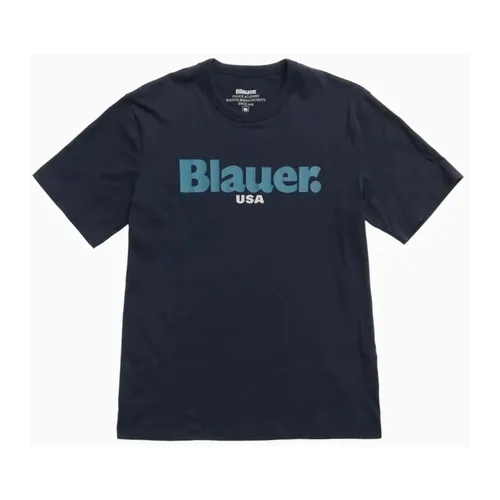 Blauer - Tops > T-Shirts - Blue - Blauer - Modalova