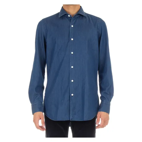 Shirts > Denim Shirts - - Finamore - Modalova