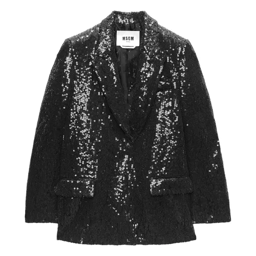 Msgm - Jackets > Blazers - Black - Msgm - Modalova