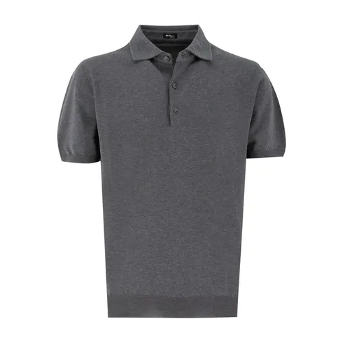 Kiton - Tops > Polo Shirts - Gray - Kiton - Modalova