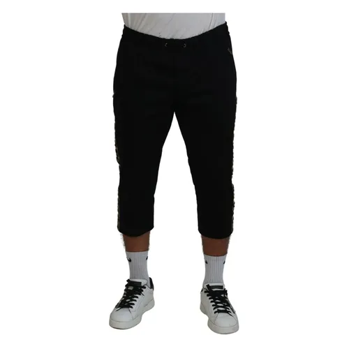 Trousers > Cropped Trousers - - Dolce & Gabbana - Modalova