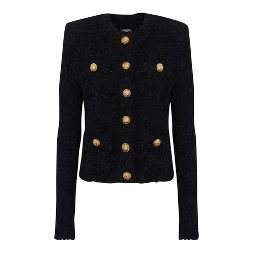 Knitwear > Cardigans - - Balmain - Modalova