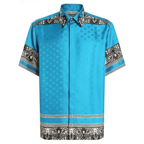 Shirts > Short Sleeve Shirts - - Dolce & Gabbana - Modalova