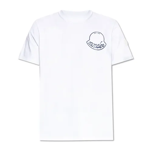 Moncler - Tops > T-Shirts - White - Moncler - Modalova