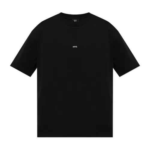 A.p.c. - Tops > T-Shirts - Black - A.p.c. - Modalova