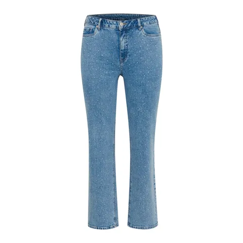 Jeans > Cropped Jeans - - Kaffe Curve - Modalova