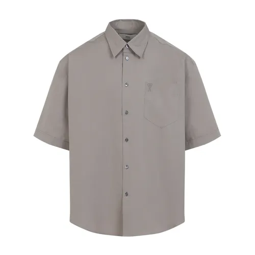 Shirts > Short Sleeve Shirts - - Ami Paris - Modalova