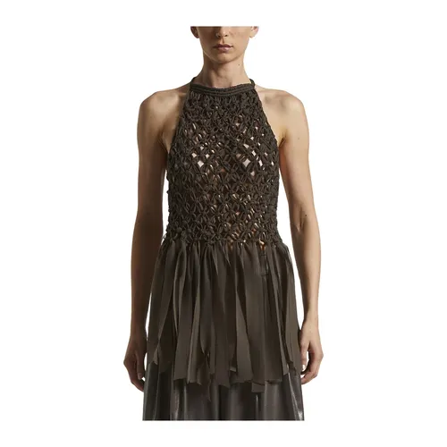 Tops > Sleeveless Tops - - Peserico - Modalova