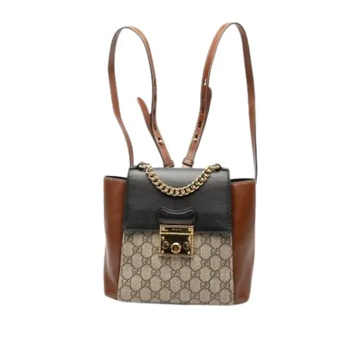Pre-owned > Pre-owned Bags > Pre-owned Backpacks - - Gucci Vintage - Modalova