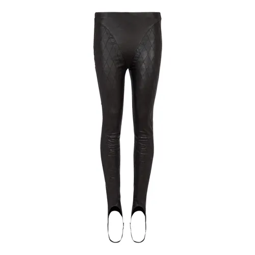 Trousers > Leather Trousers - - Balmain - Modalova