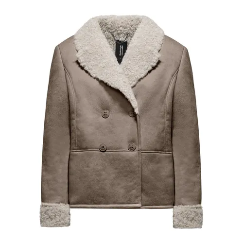 Jackets > Faux Fur & Shearling Jackets - - BomBoogie - Modalova