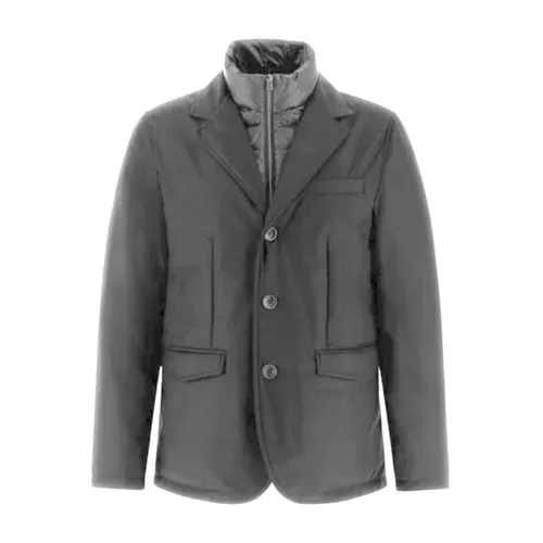 Herno - Jackets > Blazers - Gray - Herno - Modalova