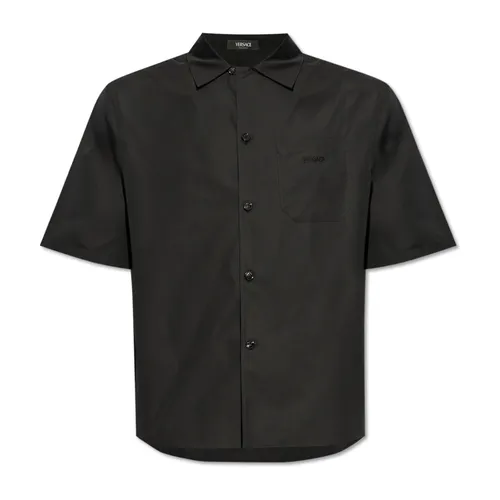 Shirts > Short Sleeve Shirts - - Versace - Modalova
