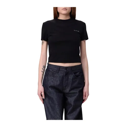Mugler - Tops > T-Shirts - Black - Mugler - Modalova