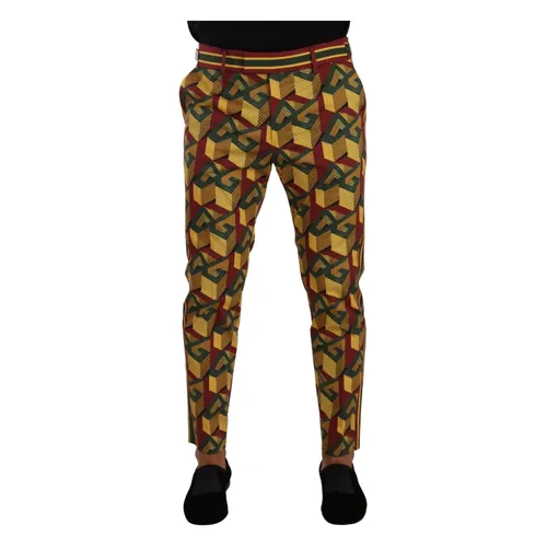 Trousers > Slim-fit Trousers - - Dolce & Gabbana - Modalova