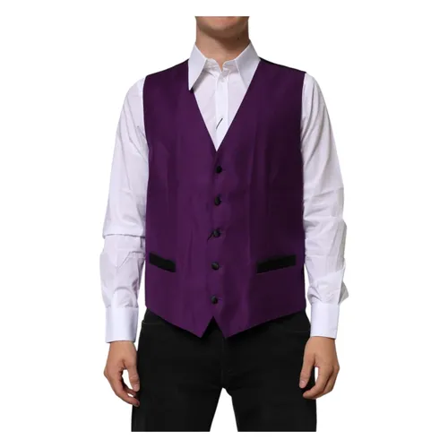 Jackets > Vests - - Dolce & Gabbana - Modalova