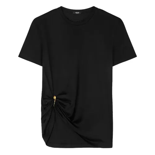 Versace - Tops > T-Shirts - Black - Versace - Modalova