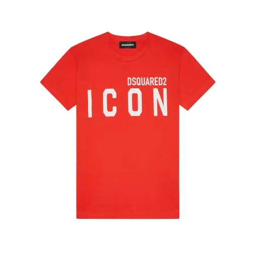 Dsquared2 - Tops > T-Shirts - Red - Dsquared2 - Modalova