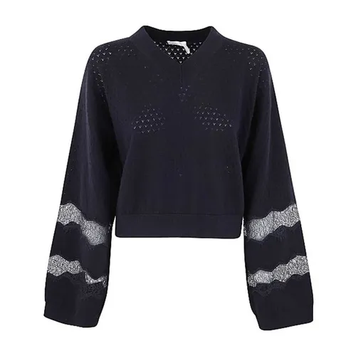 Knitwear > V-neck Knitwear - - See by Chloé - Modalova