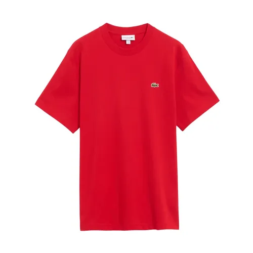 Lacoste - Tops > T-Shirts - Red - Lacoste - Modalova