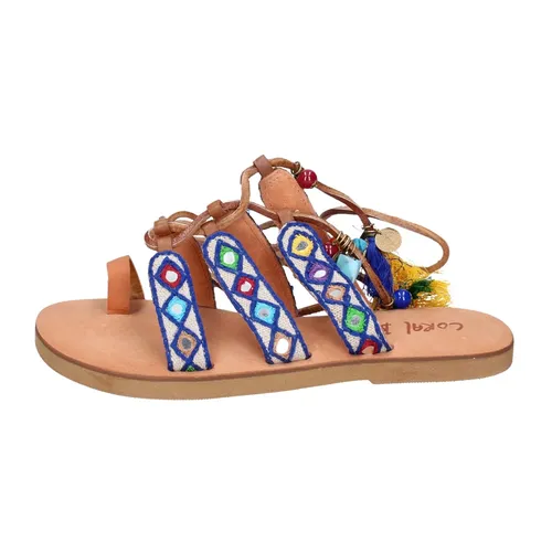 Shoes > Sandals > Flat Sandals - - Coral Blue - Modalova