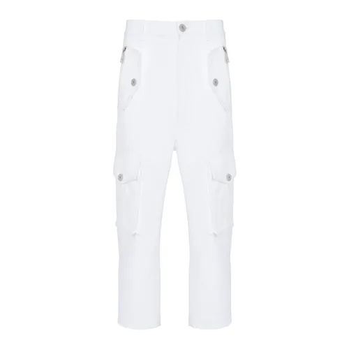 Trousers > Straight Trousers - - Balmain - Modalova